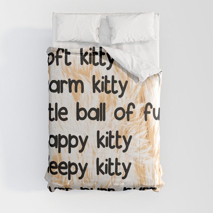 Soft Kitty Comforter