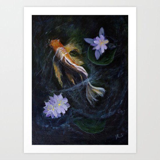 Koi Art Print