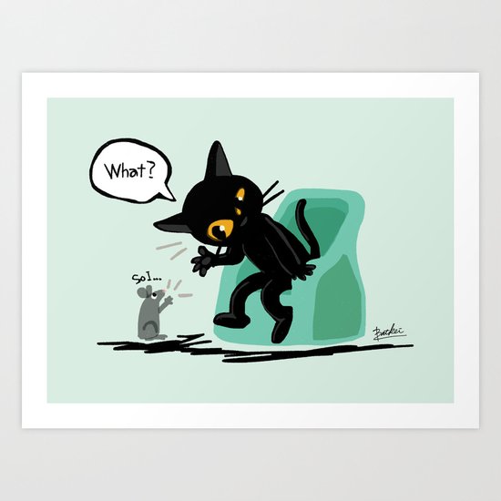 Listen well Art Print
