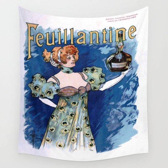 Vintage poster - Feuillantine Wall Tapestry
