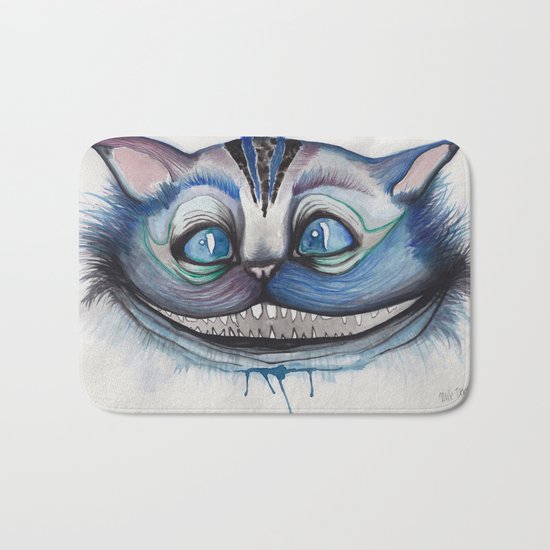 Cheshire Cat Grin - Alice in Wonderland Bath Mat
