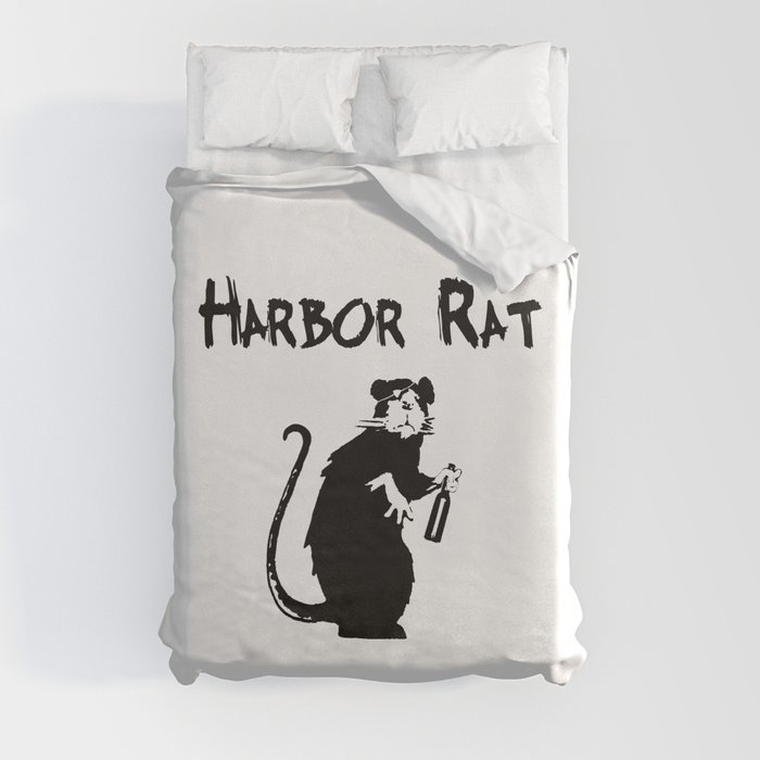 Harbor Rat Duvet Cover