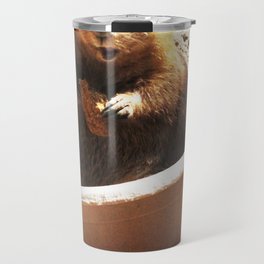 A Bowl Of Groundhog And Veggies Travel Mug
