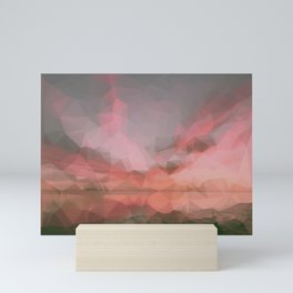 Fragmented Sunset Mini Art Print