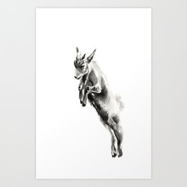 Goat Dance Art Print