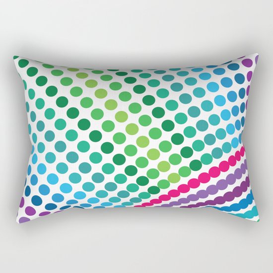Do dot not only to the end Rectangular Pillow