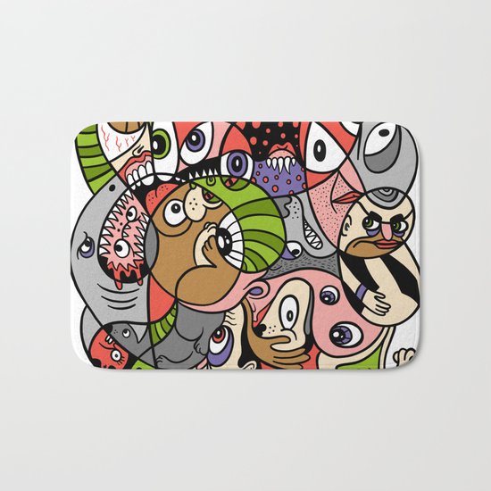 Daily Drawing 2321 Bath Mat