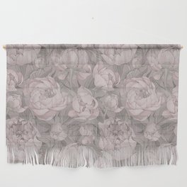 Blooming peonies in pastel colors 2. Wall Hanging