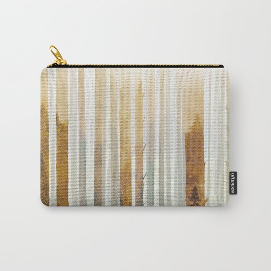 Golden Winter Forest 4 Carry-All Pouch
