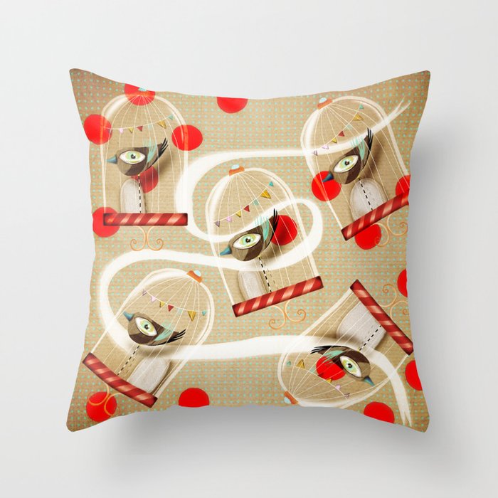 Zu Hause Ist Da Wo Deine Freunde Sind Throw Pillow By Rupydetequila