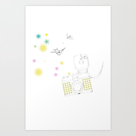 Camera Art Print