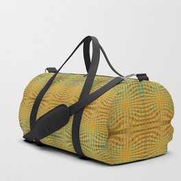 Pinched Golden Duffle Bag