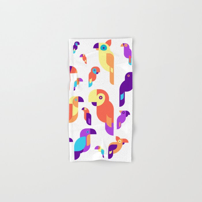 Cool Parrot Design Hand & Bath Towel