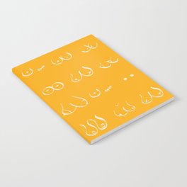 Marigold Boobs Pattern Notebook