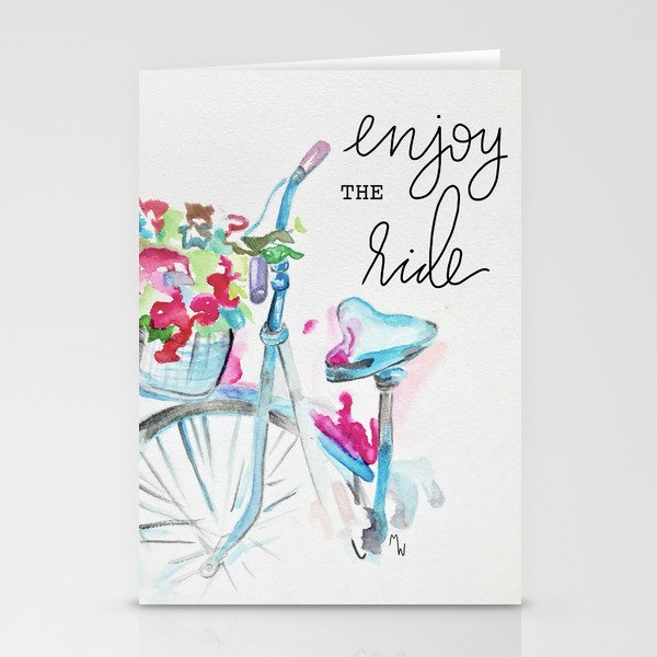 Enjoy the Ride - Bike Stationery Cards