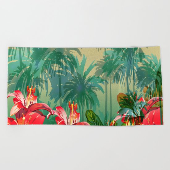 Tropical Beach Towel