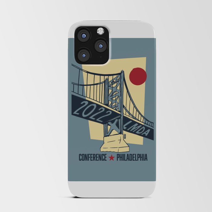 Ben Franklin Bridge Fan Art for Conference iPhone Card Case