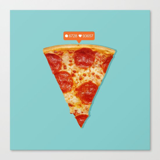 Pizza Canvas Print