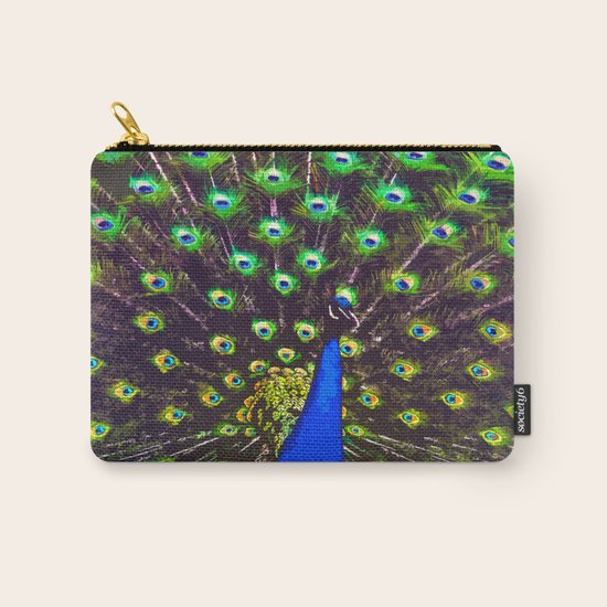 Peacock Carry-All Pouch
