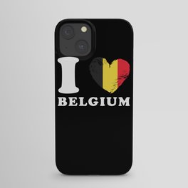 I Love Belgium iPhone Case