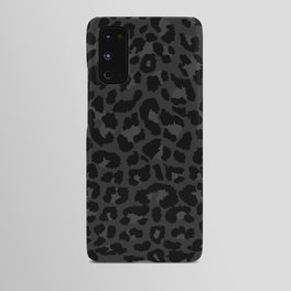 Dark abstract leopard print Android Case
