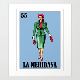 Yucatan Merida Mexican Lottery - La Meridana Art Print