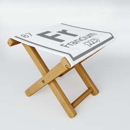 Francium - French Science Periodic Table Folding Stool