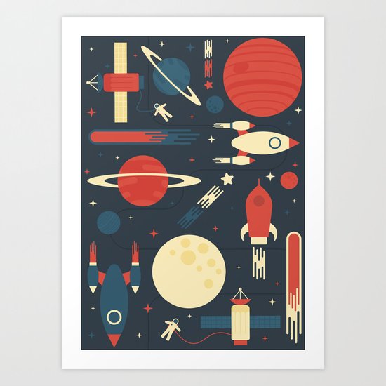 Space Odyssey Art Print