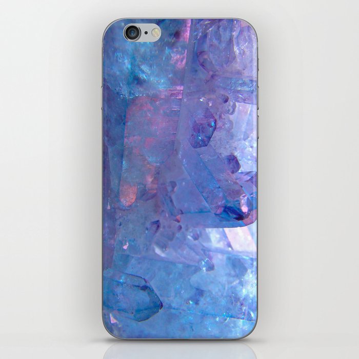 Purple Crystal Geode iPhone Skin