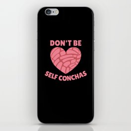 Don't Be Self Conchas Bun Heart iPhone Skin