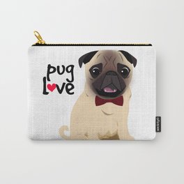 Pug Love Carry-All Pouch
