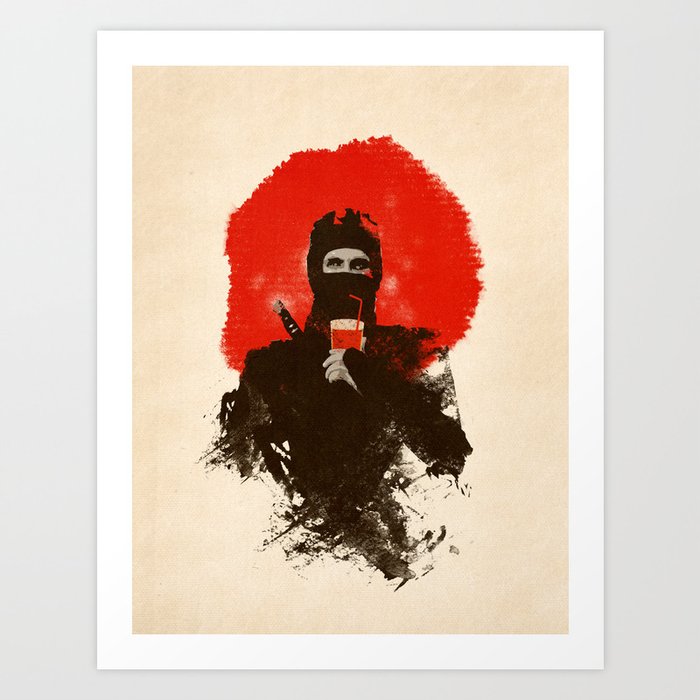 Discover the motif AMERICAN NINJAS LIKE BLOODY MARY by Robert Farkas as a print at TOPPOSTER
