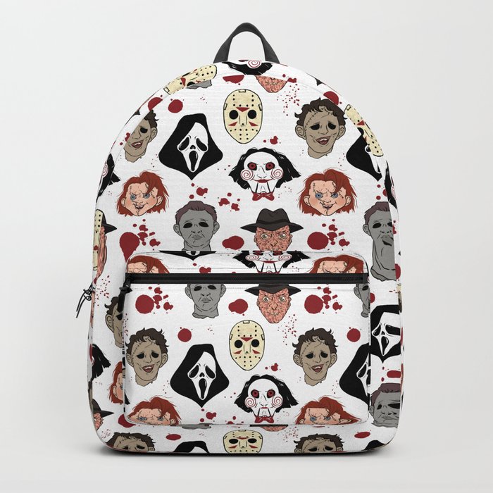 Horror Villains Pattern Backpack