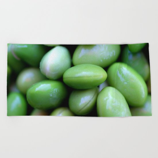 Edamames Beach Towel