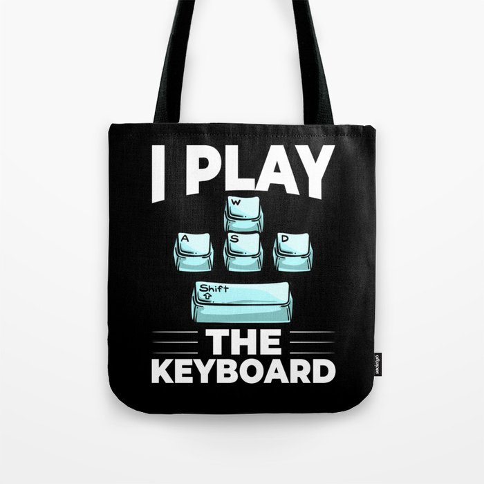 WASD Gaming Keyboard Keycap Player Tote Bag