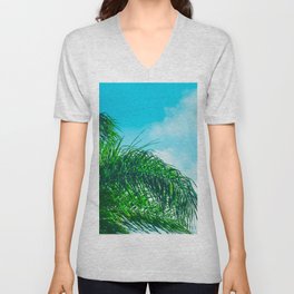 Maui Palm Sky Hawaii V Neck T Shirt