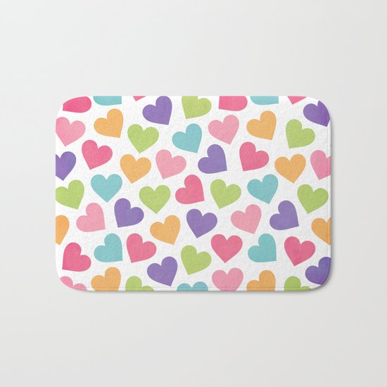 LOVE HEARTS Bath Mat