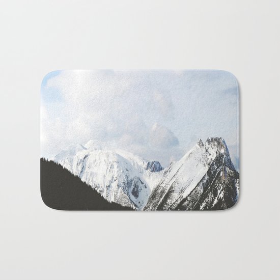 Splice through the clouds Bath Mat