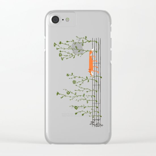 Happy Tune Clear iPhone Case