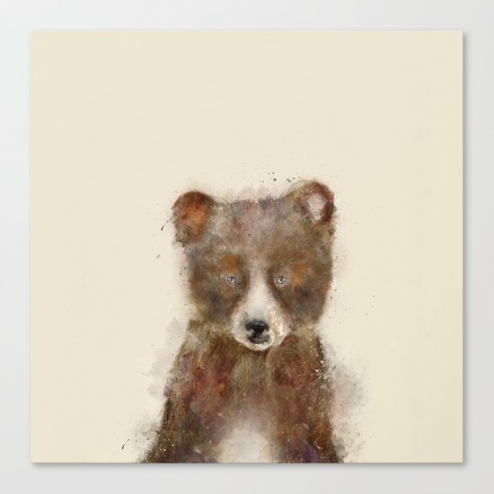Little grizzly Canvas Print