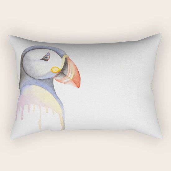 Puffin Rectangular Pillow