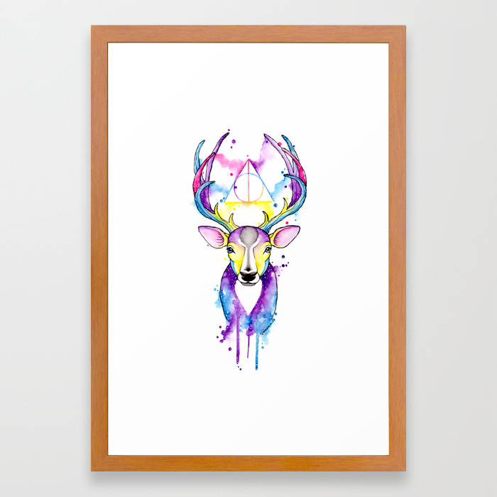Patronus Harry Potter Framed Art Print By Simonaborstnar Society6