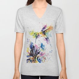 Hummingbird 2 V Neck T Shirt