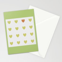Minimal heart collection 1 Stationery Card
