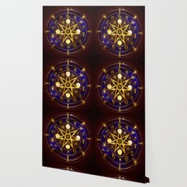 Magical Horoscope witchcraft pentagram Wallpaper
