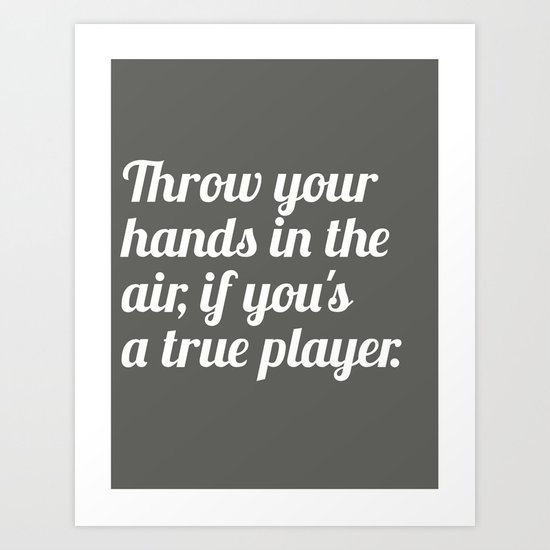 Big Poppa Print Art Print