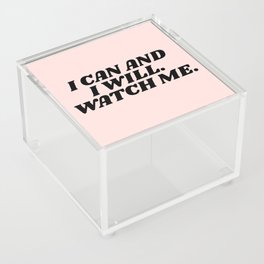I can and I will Acrylic Box