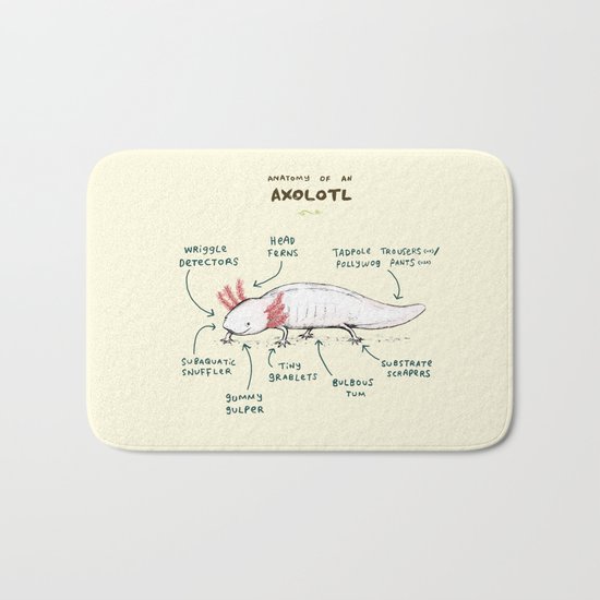 Anatomy of an Axolotl Bath Mat