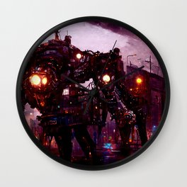 Robo-City Wall Clock