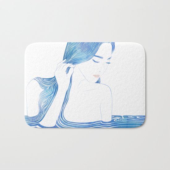 Water Nymph LXIX Bath Mat